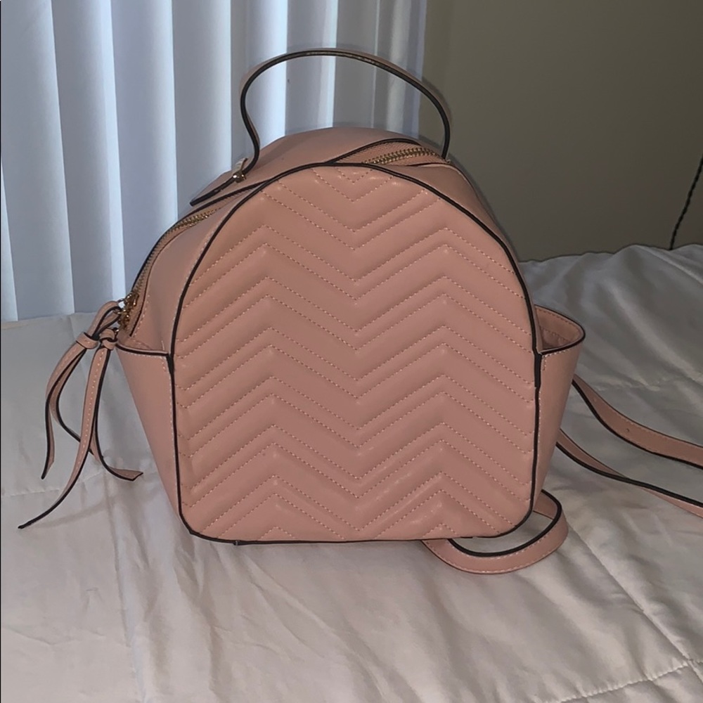 Pink mini backpack